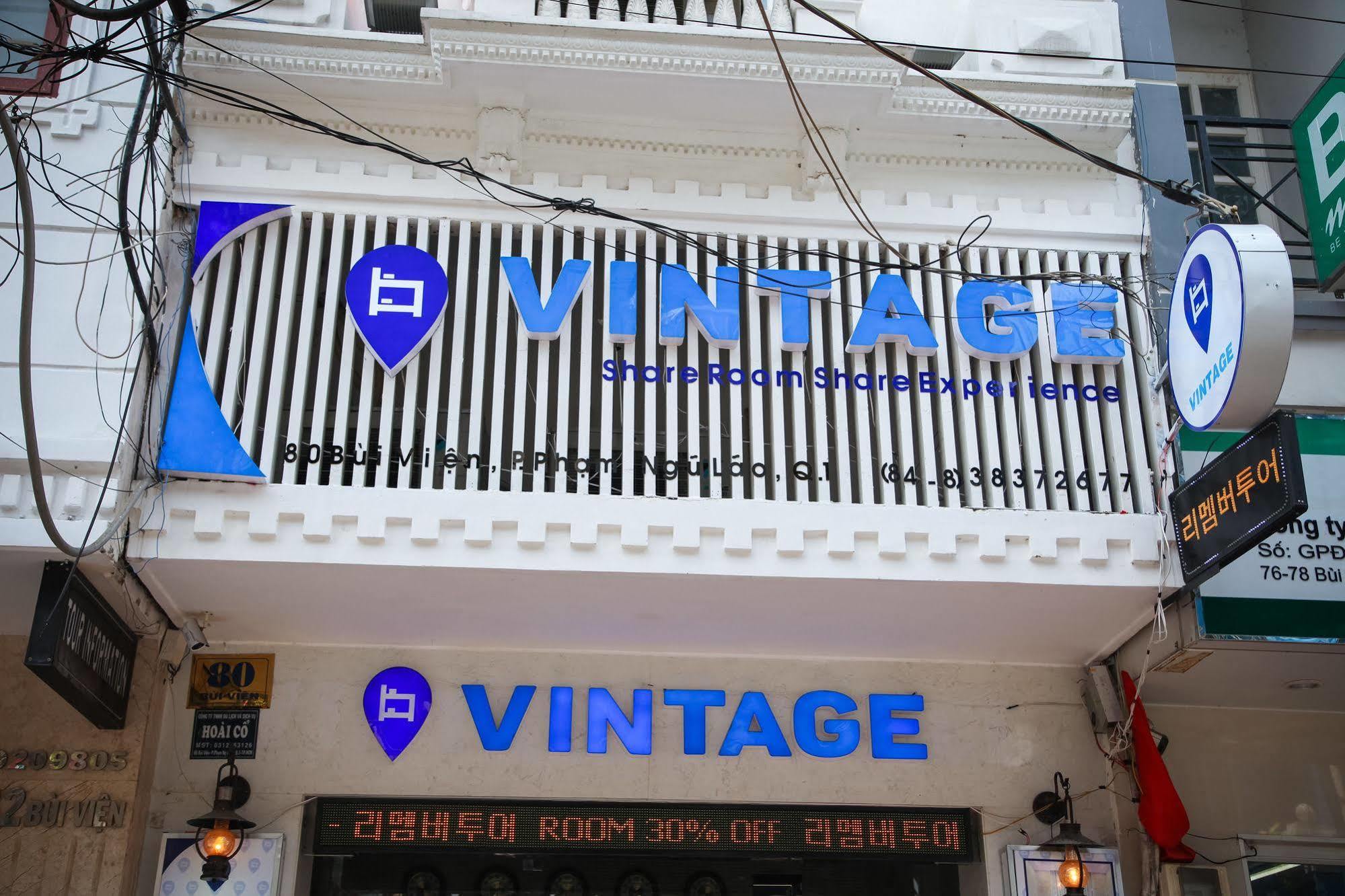 Vintage Hostel Saigon Хошимин Екстериор снимка